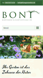 Mobile Screenshot of bontgartenbau.ch